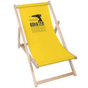Wooden Deck Chair Dad Medal-Worthy