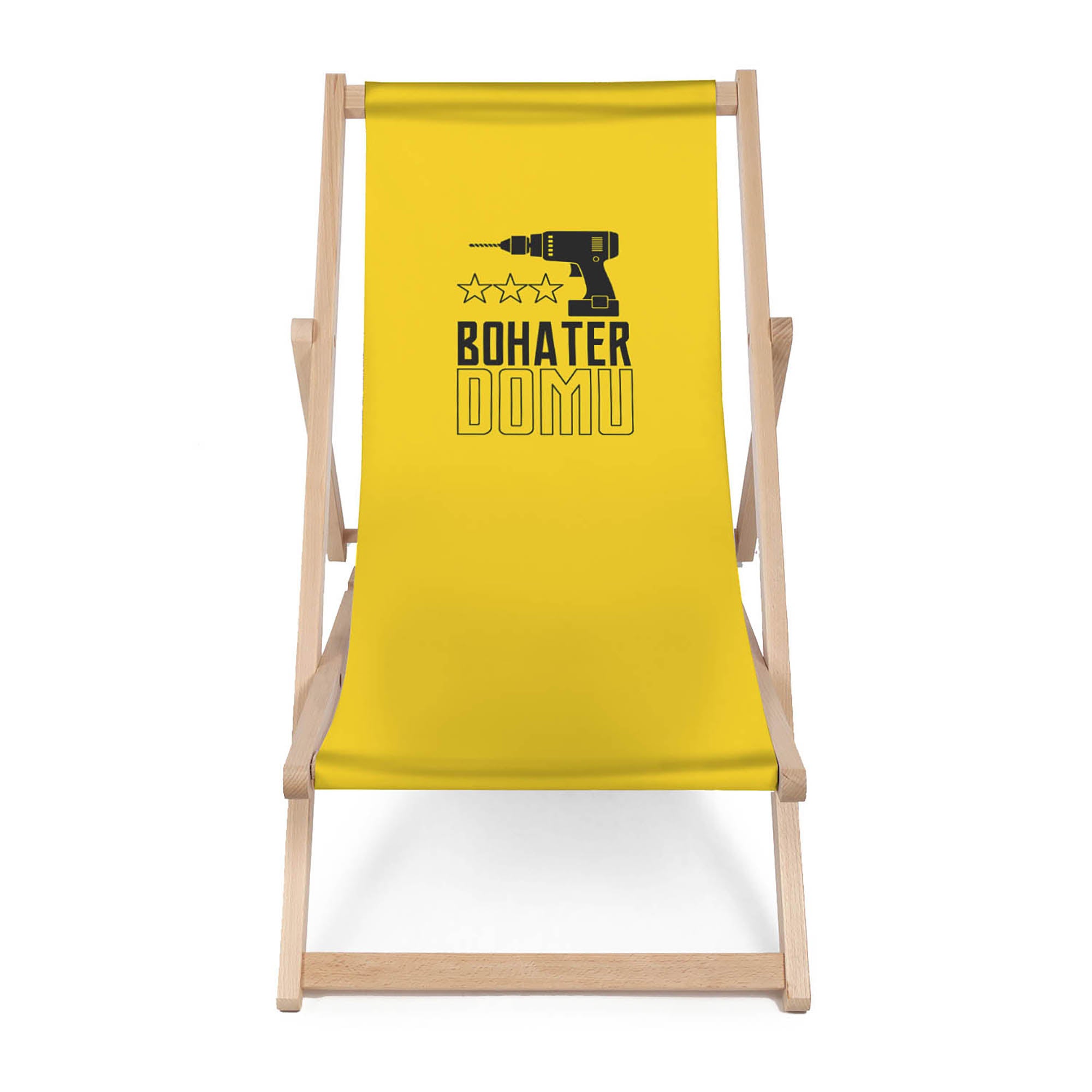 Wooden Deck Chair Dad Medal-Worthy