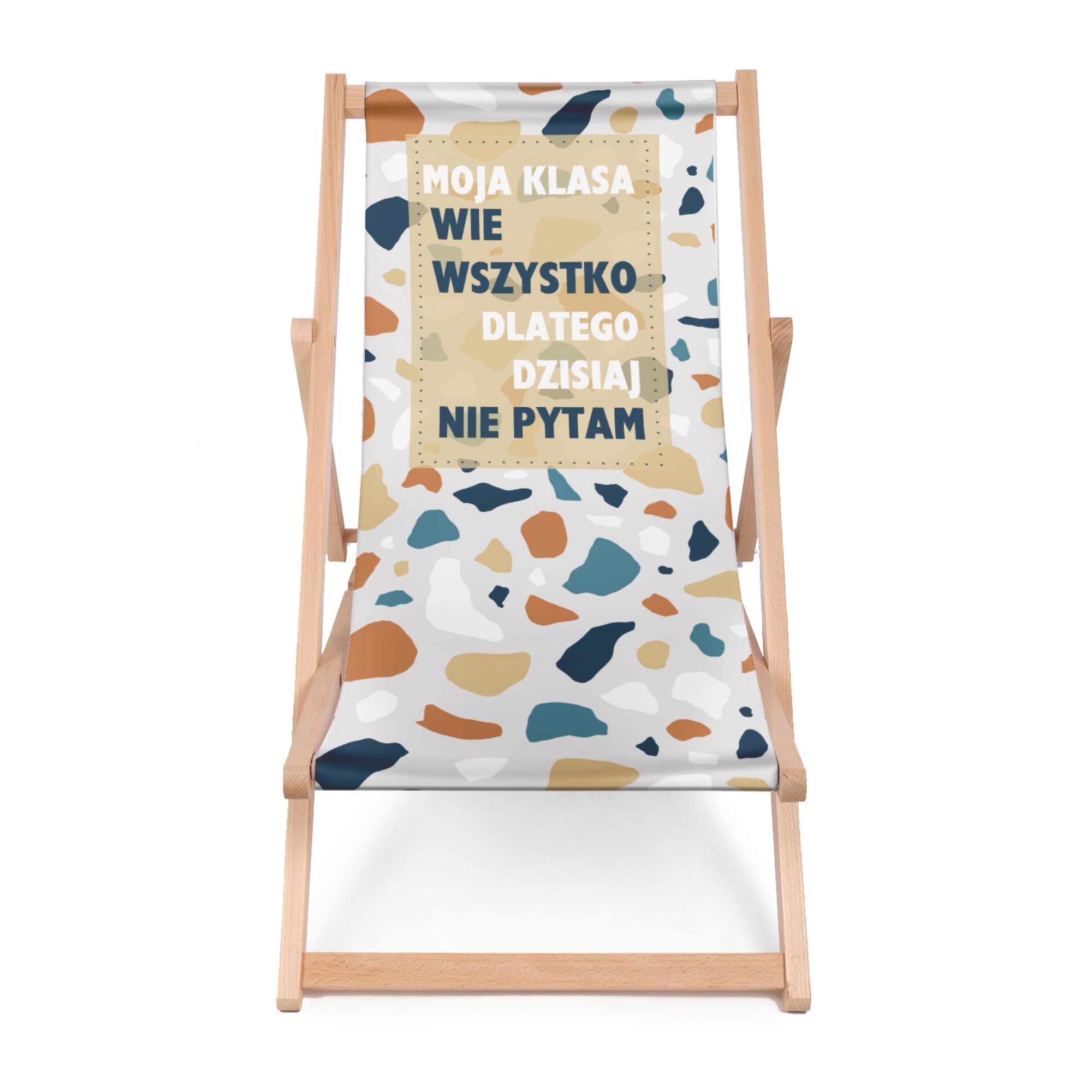 Holzliege Zeit zum Ausruhen