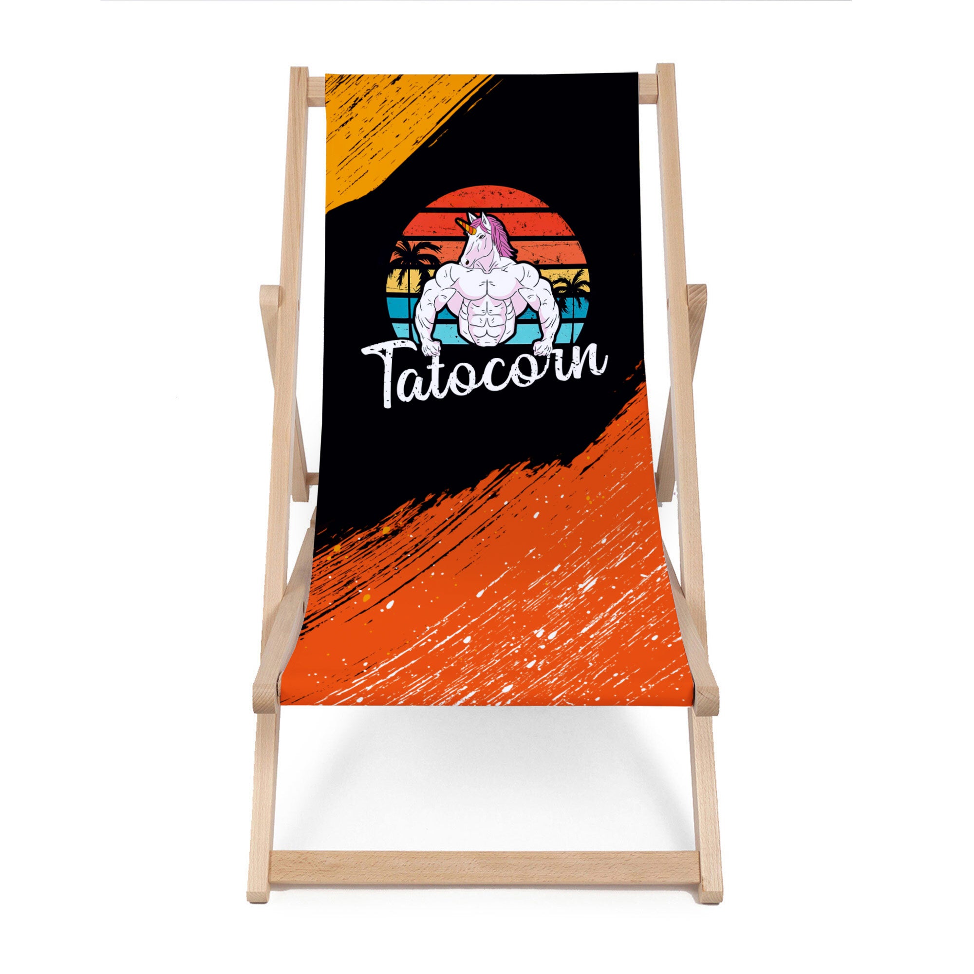 Dřevěné lehátko Šťastný Tatocorn