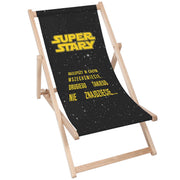 Wooden Deck Chair Dad Medal-Worthy