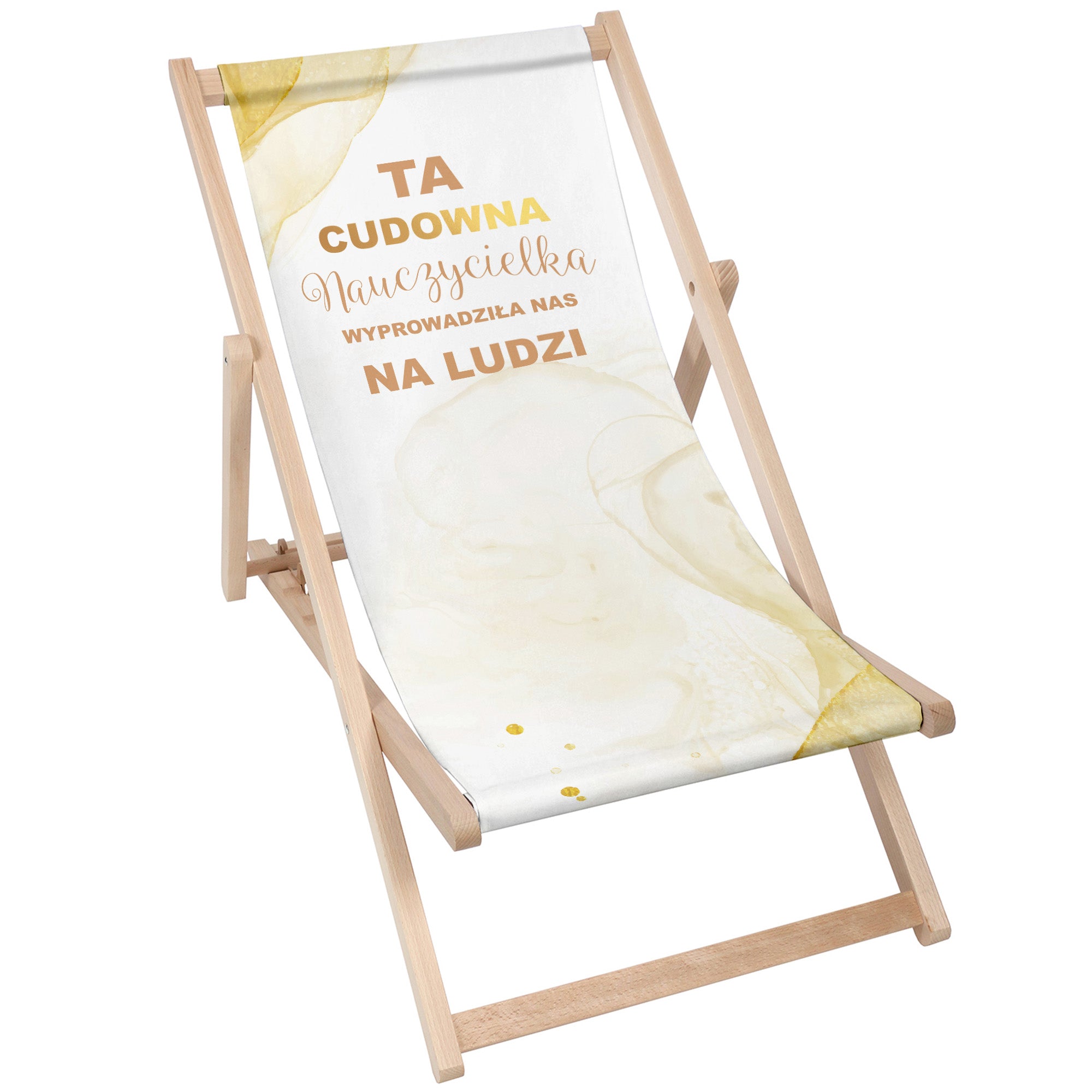 Dřevěné lehátko Čas na odpočinek