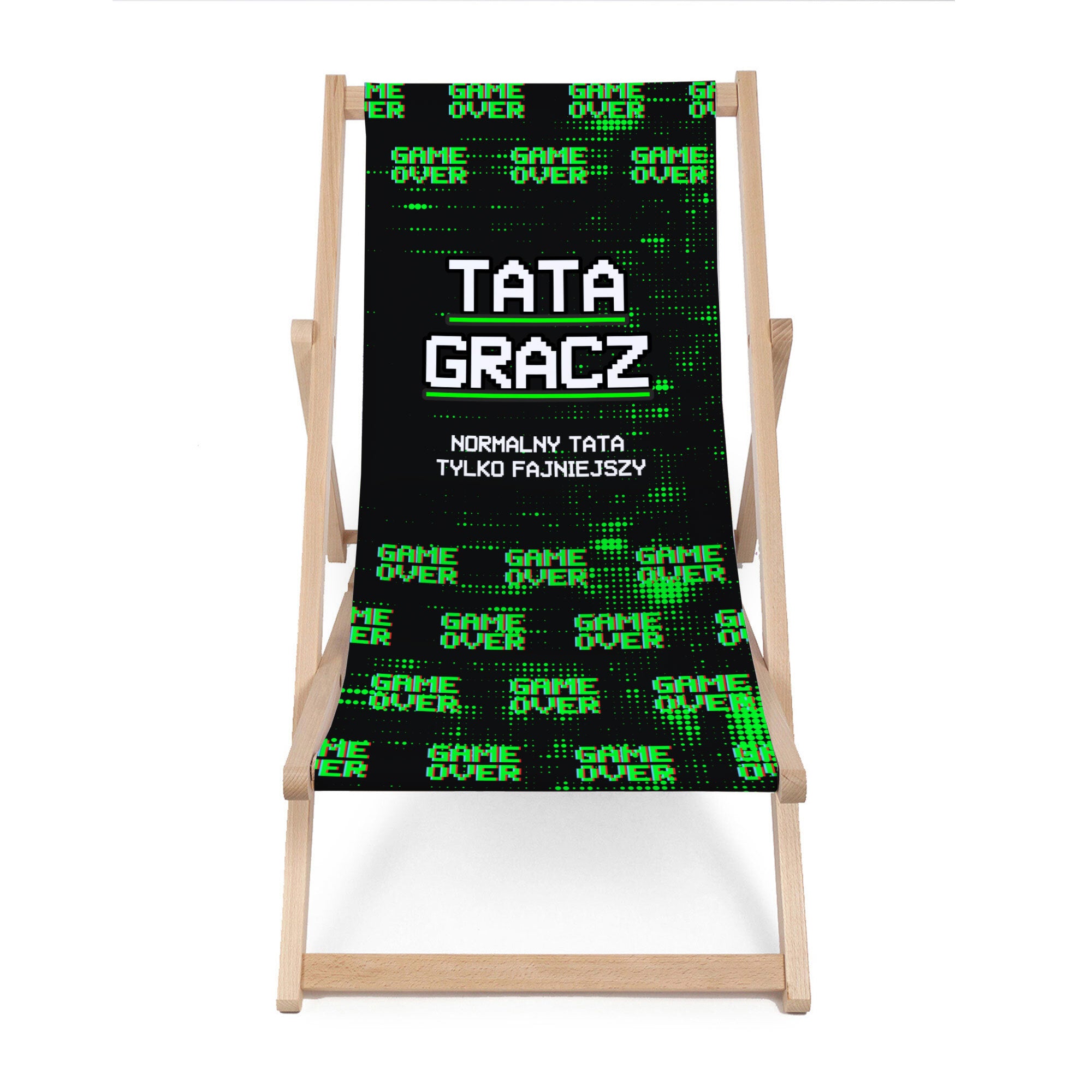 Dřevěné lehátko Táta hráč