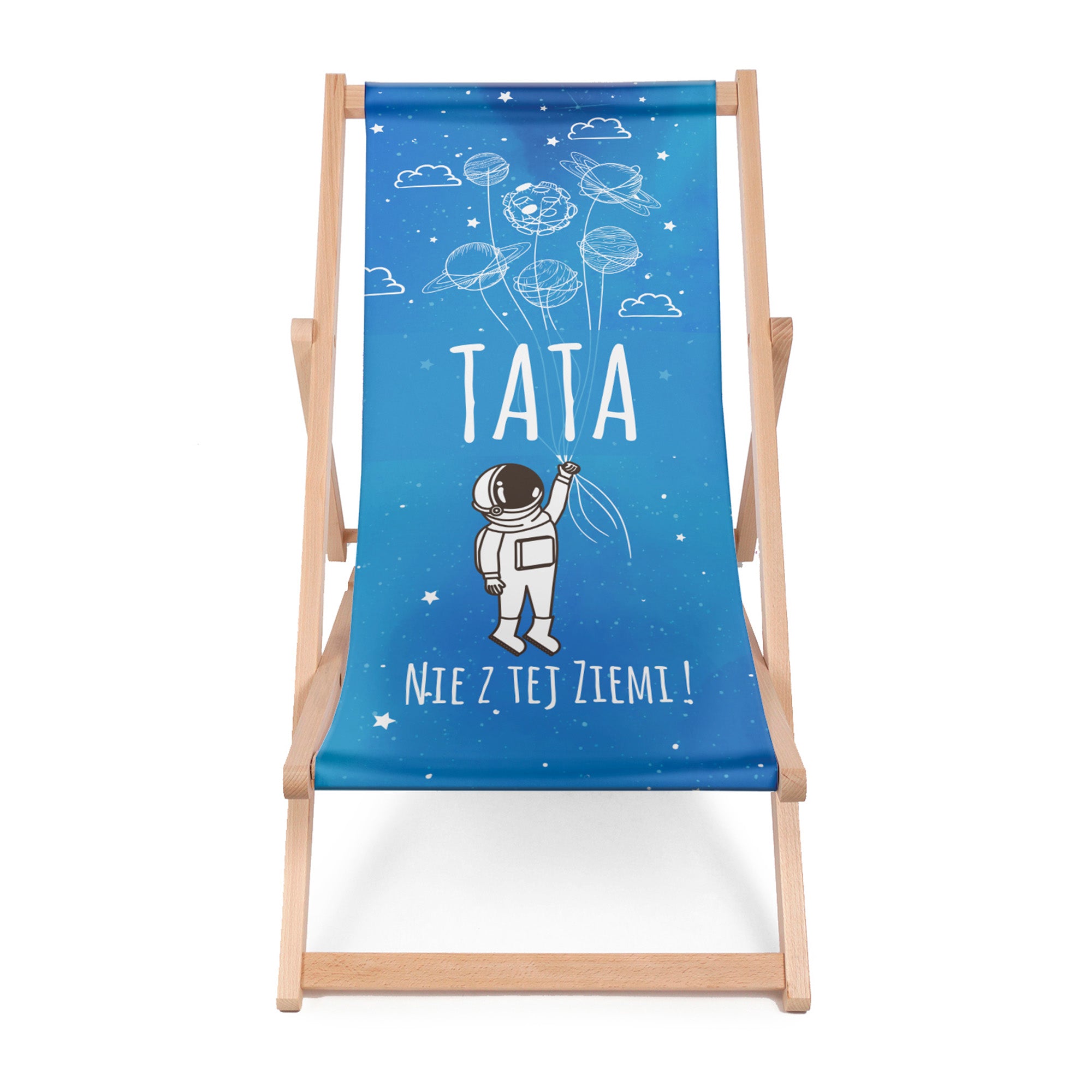 Dřevěné lehátko Táta není z tohoto světa