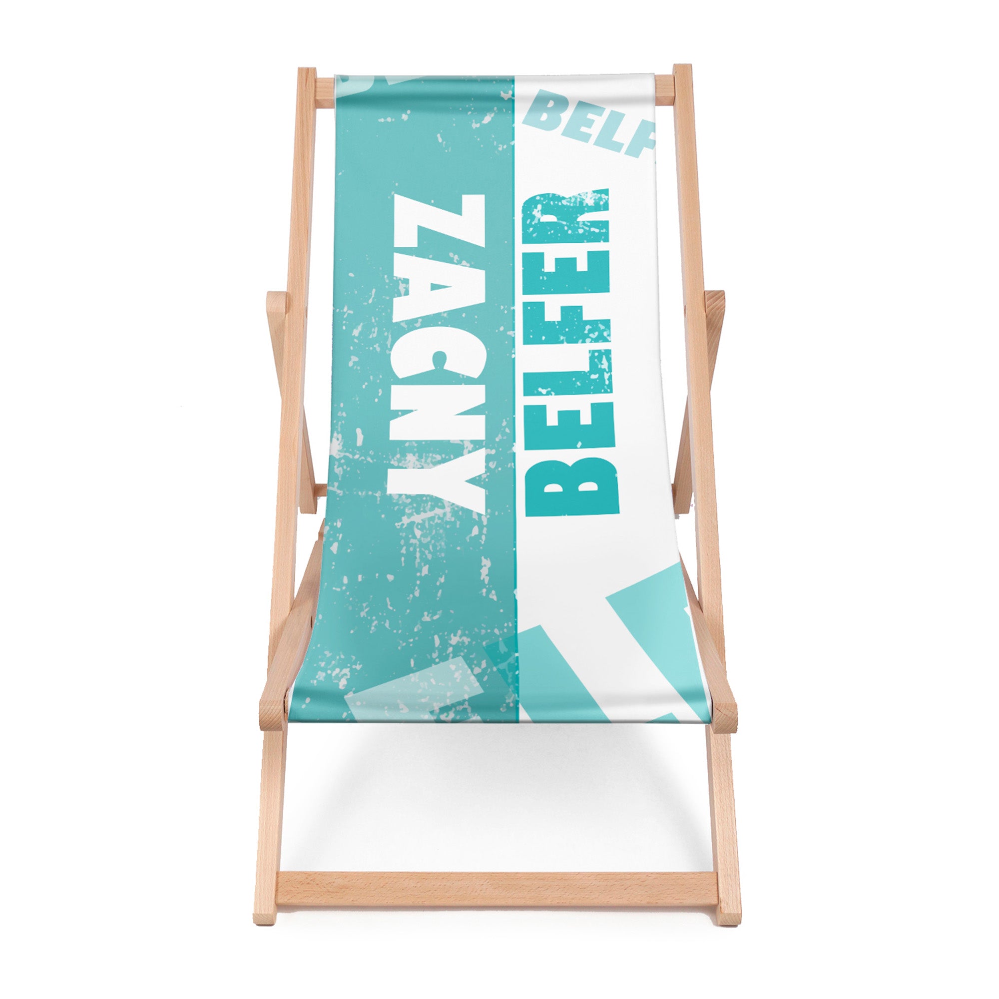 Wooden deck chair Time to relax