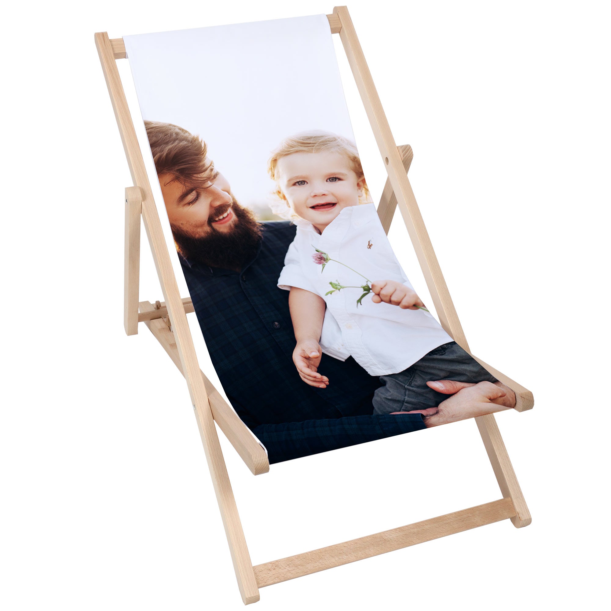 Dřevěné lehátko s fotografií PERSONALIZACE