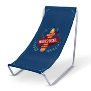 Metal deck chair Today I am not asking
