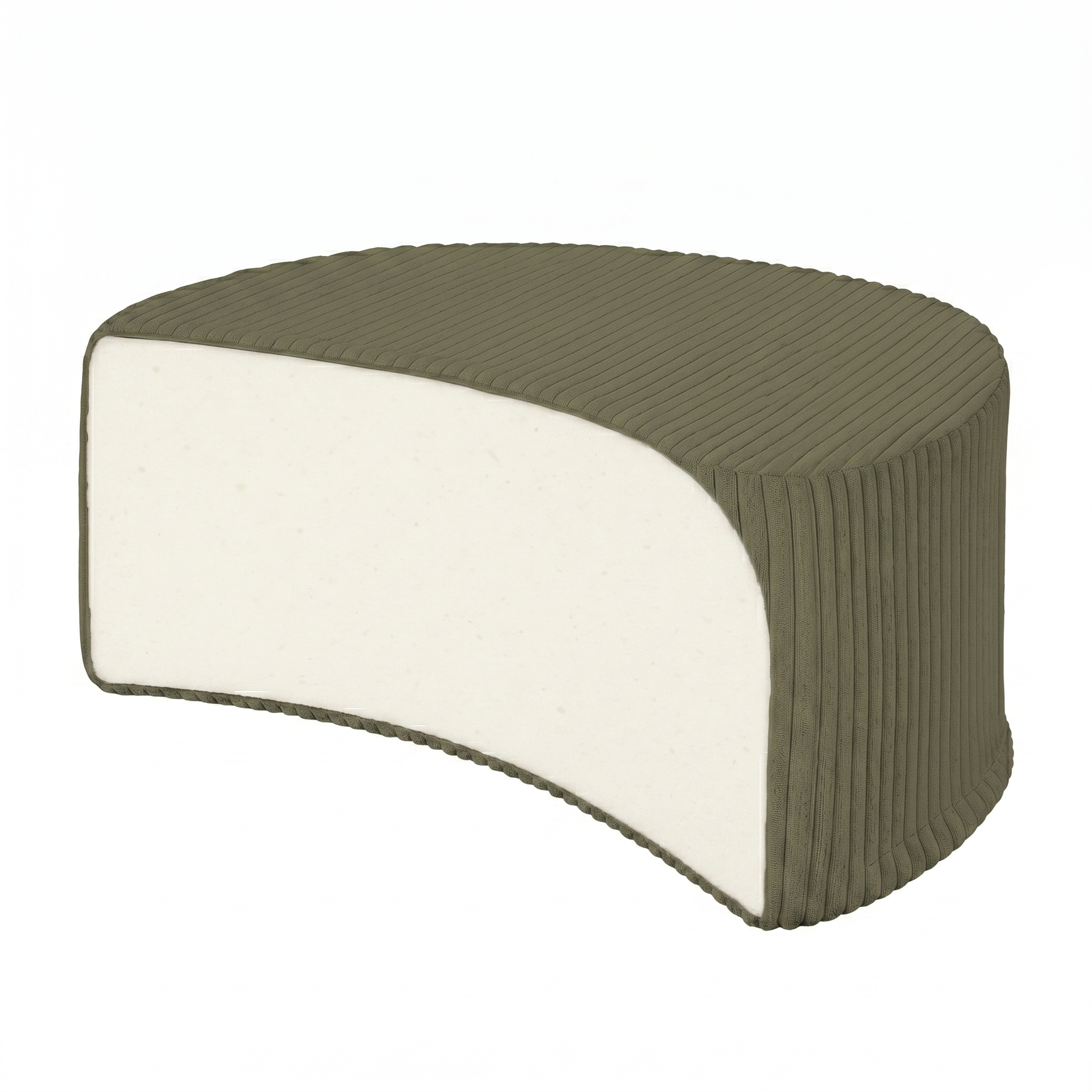 Puf Roller White Dove