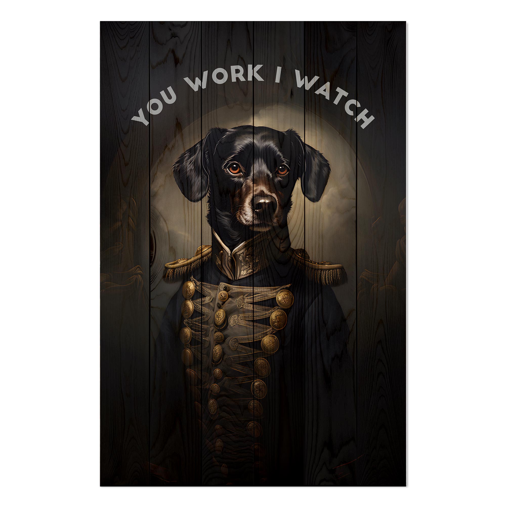 Obraz Wood You work I watch