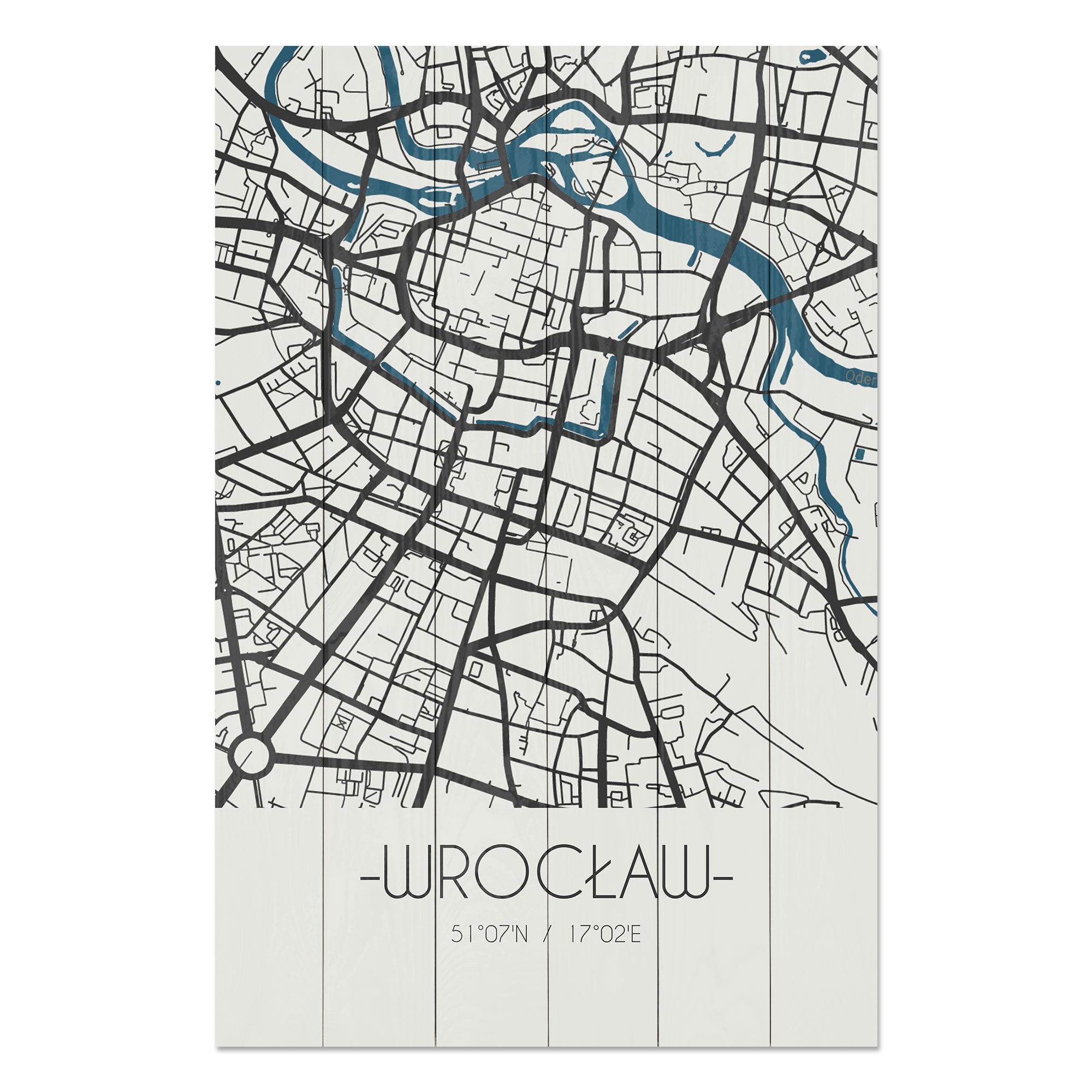 Obraz Wood Wrocław-20x30 cm