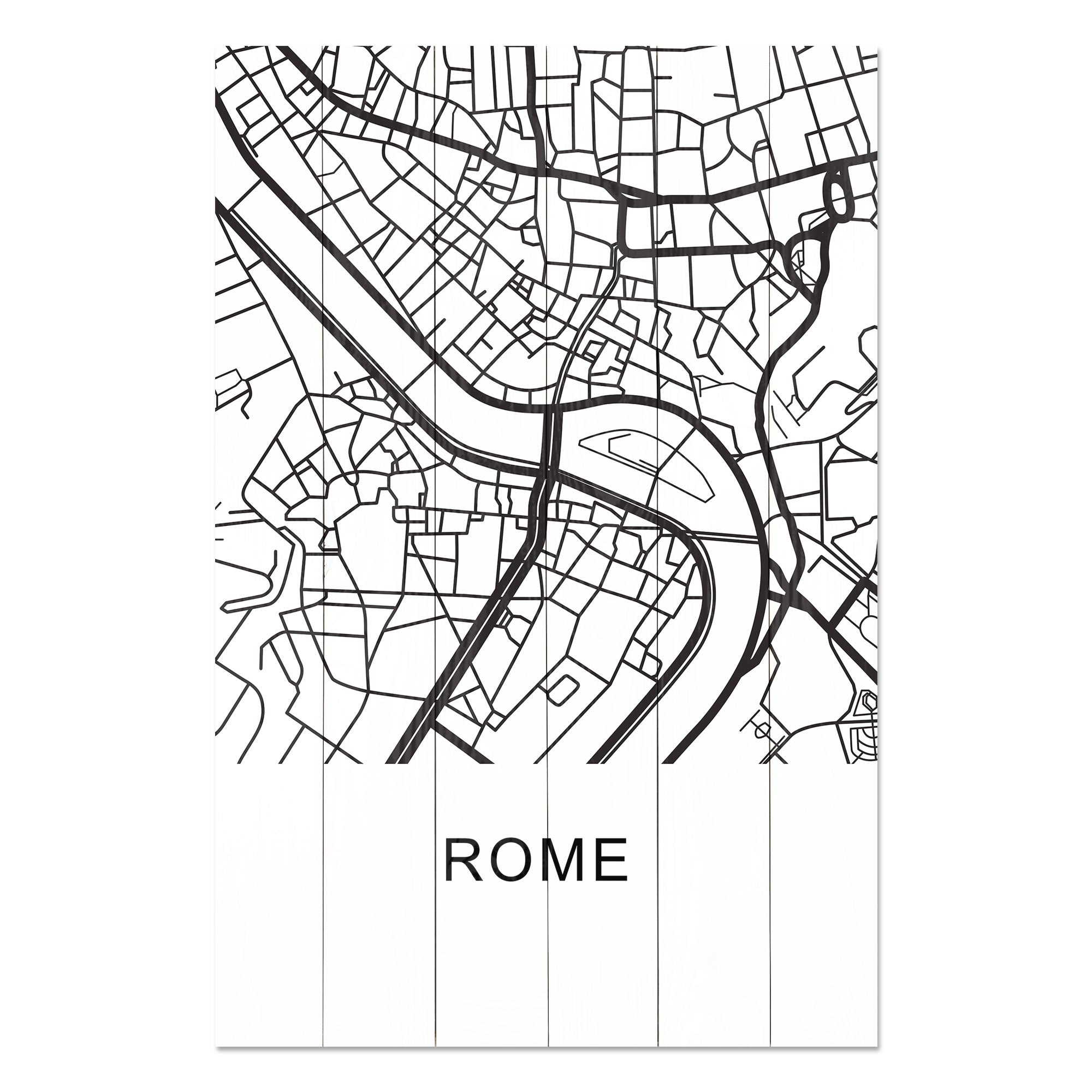 Obraz Wood Rome-50x70 cm