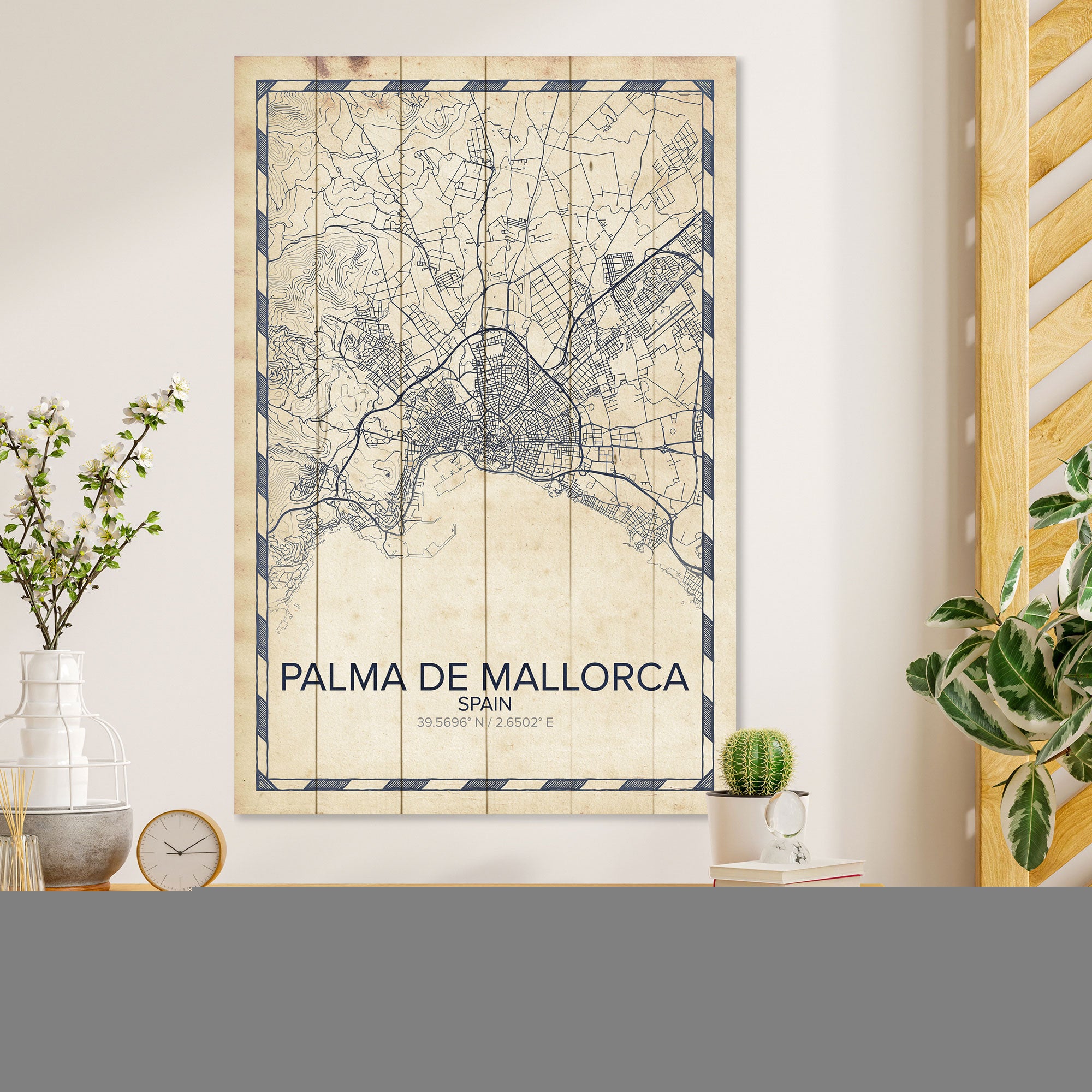 Obraz Wood  Palma de Mallorca-40x60 cm