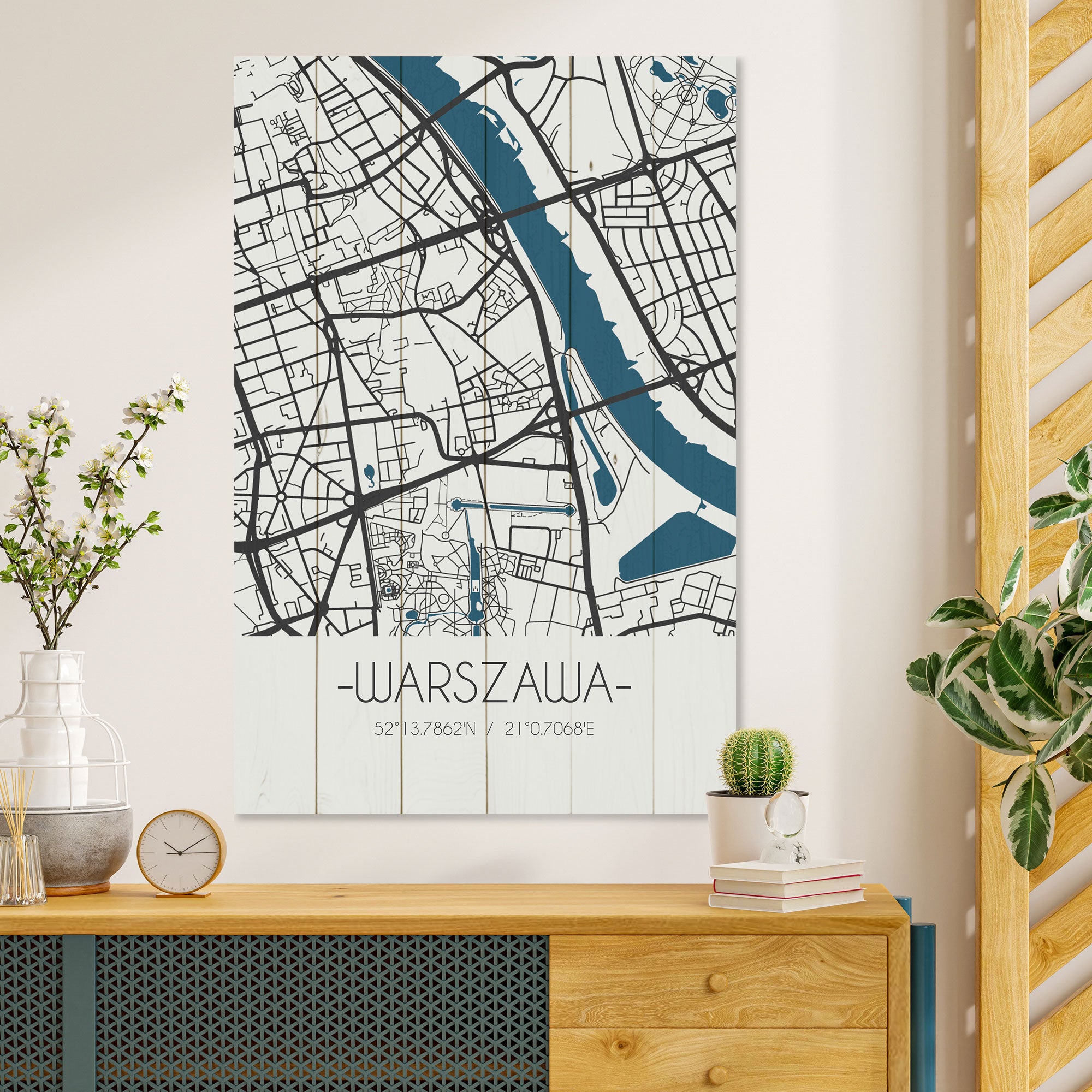 Bild Wood Warschau-50x70 cm