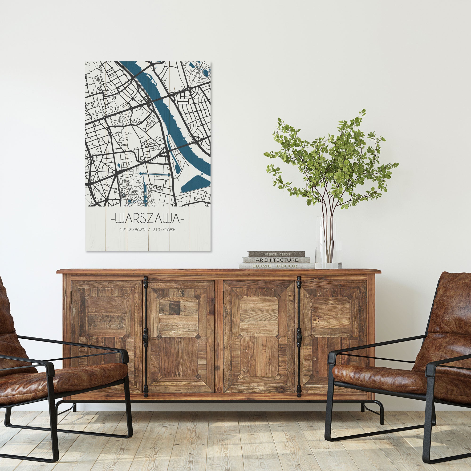 Bild Wood Warschau-50x70 cm
