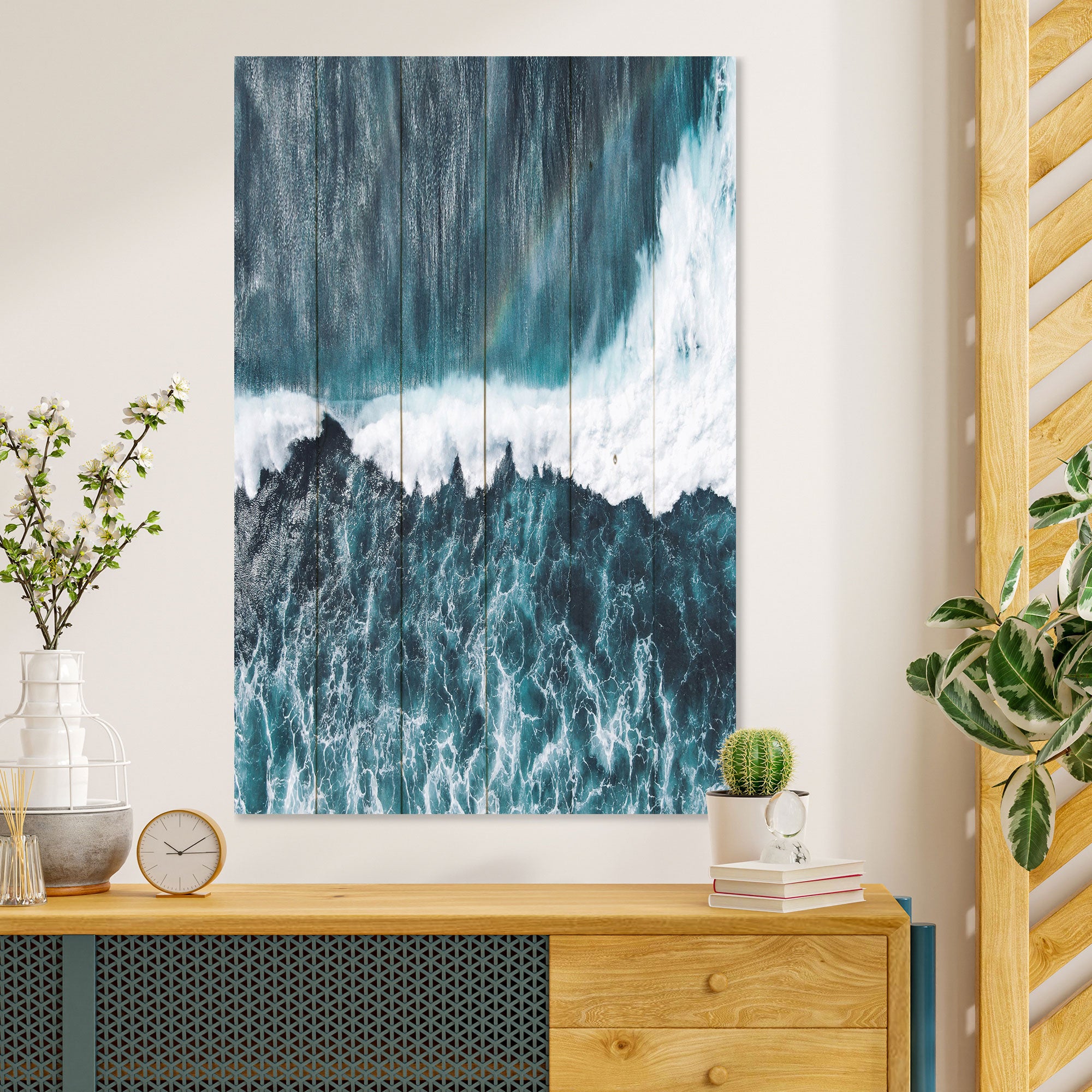 Wood Picture Stormy Weather-50x70 cm