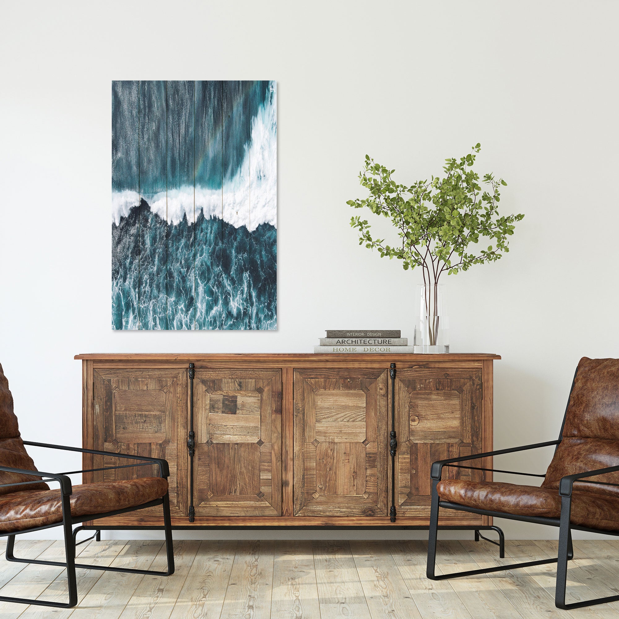 Wood Picture Stormy Weather-70x90 cm
