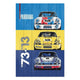Obraz Wood Rally Cars-70x90 cm