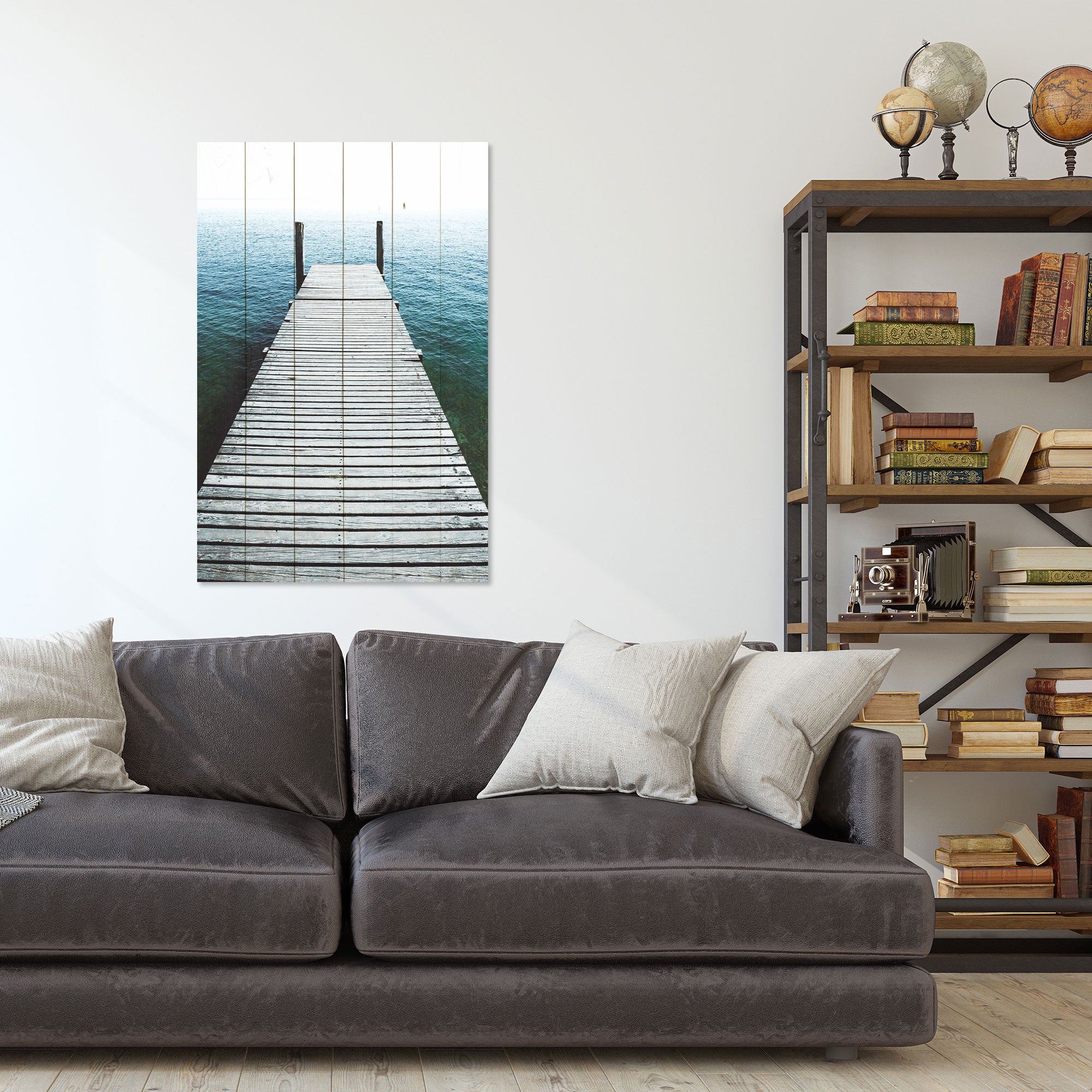 Obraz Wood Prístav-50x70 cm