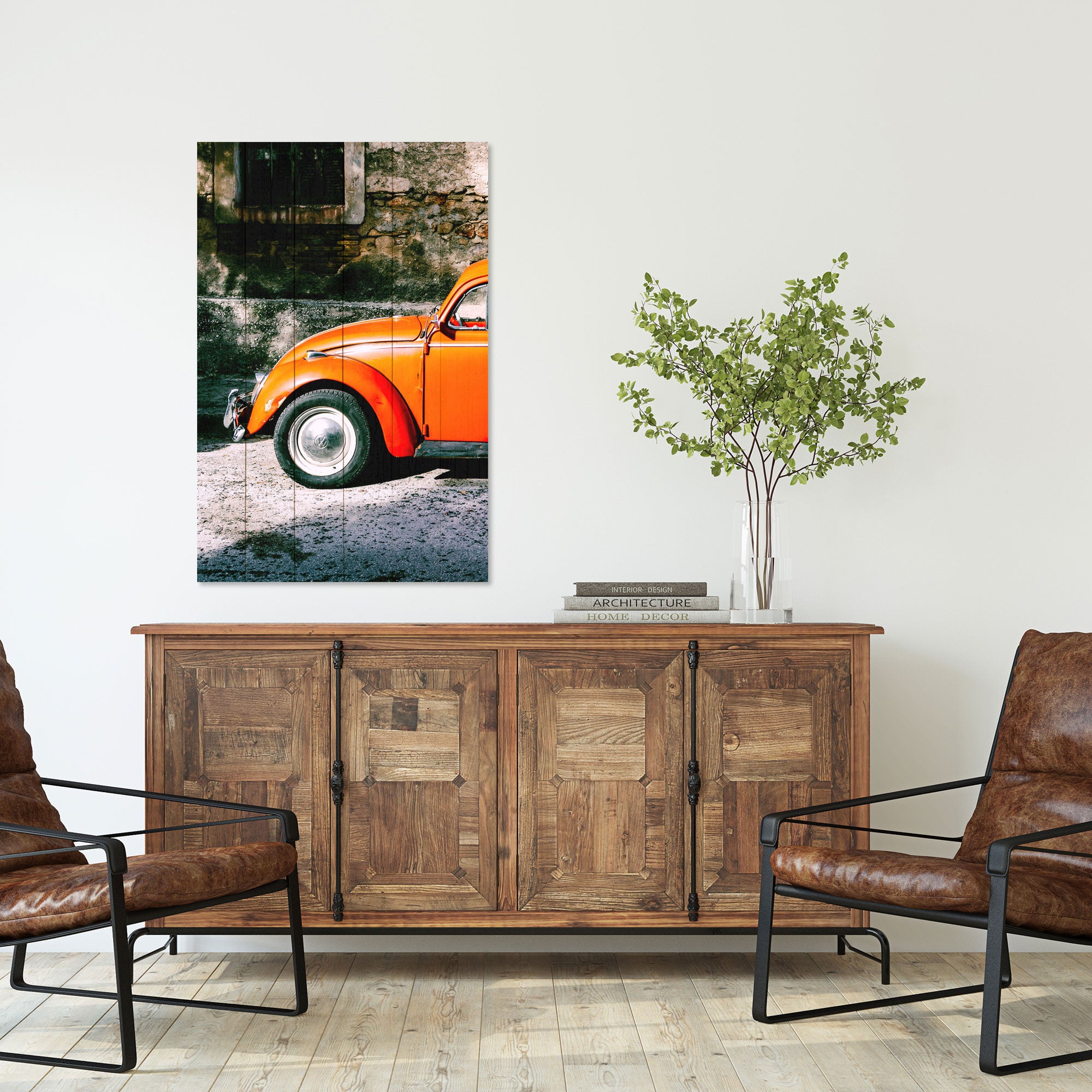 Wood Picture Sienna Summer-30x30 cm