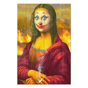Obraz Wood Mona Lisa Collage Jocker-40x60 cm