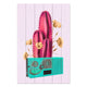 Wood Picture Retro Pink Cactus on Radio-50x70 cm