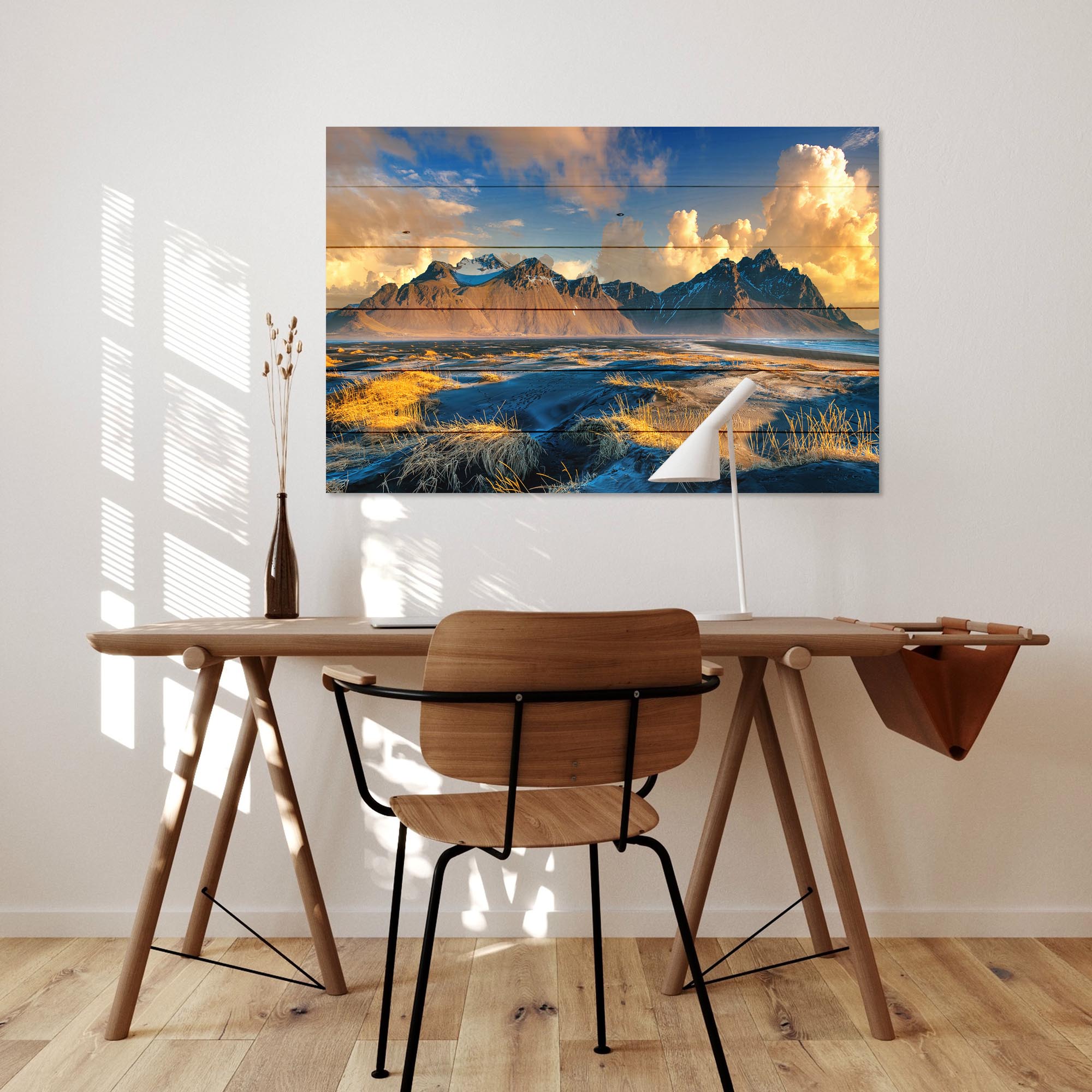 Obraz Wood Horské Krajiny-40x60 cm