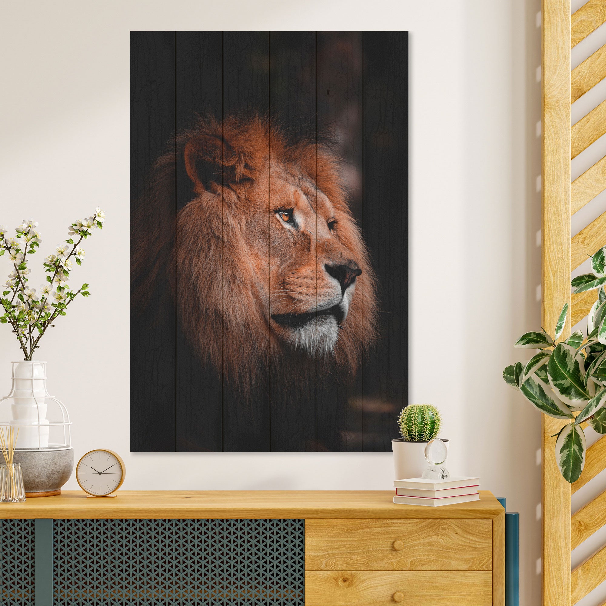 Obraz Wood Profil Leva-50x70 cm