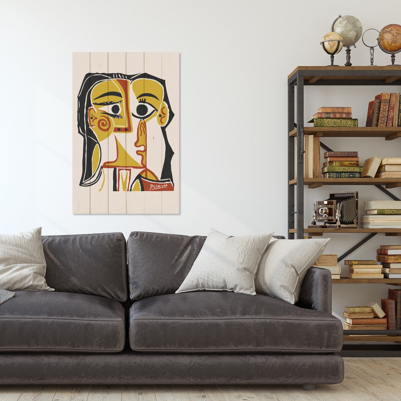 Obraz Wood Picasso Abstrakt 2