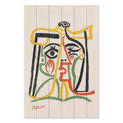 Wood Picture Picasso Abstract 3-70x90 cm