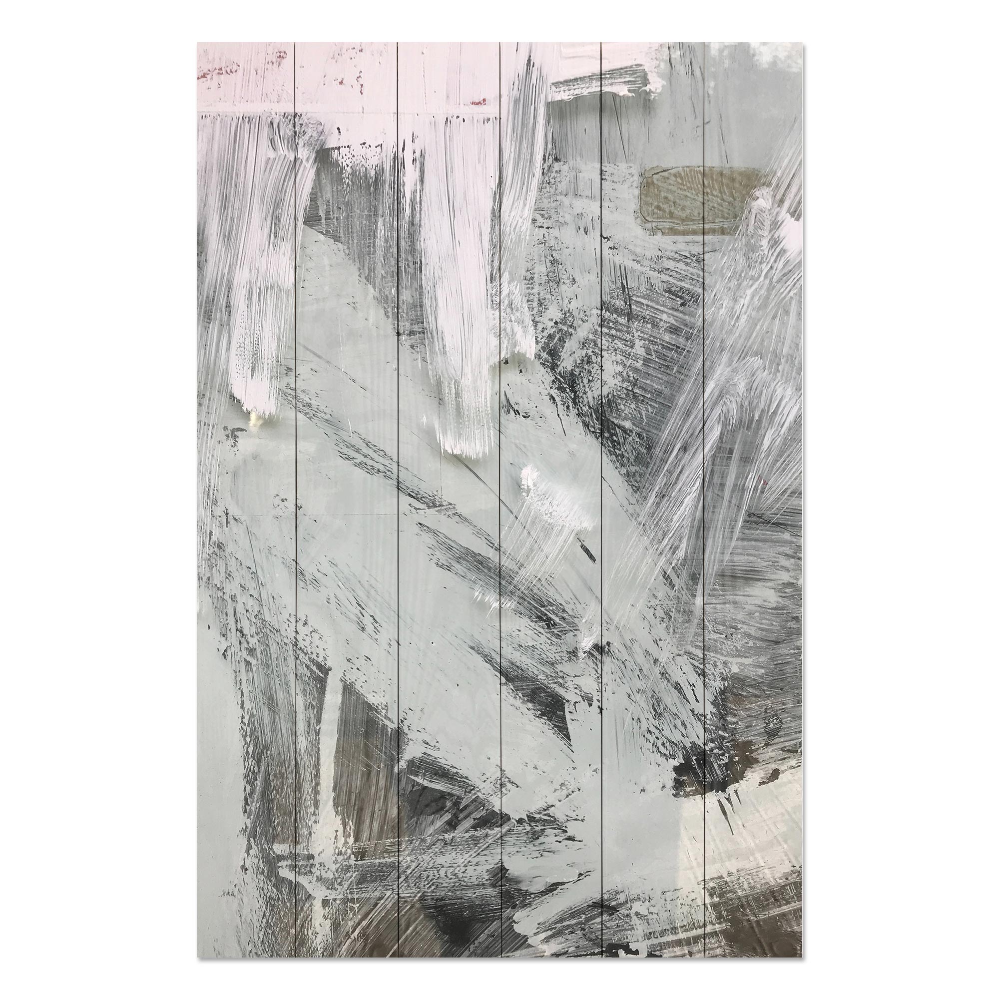 Obraz Wood Šedé Pruhy-20x30 cm