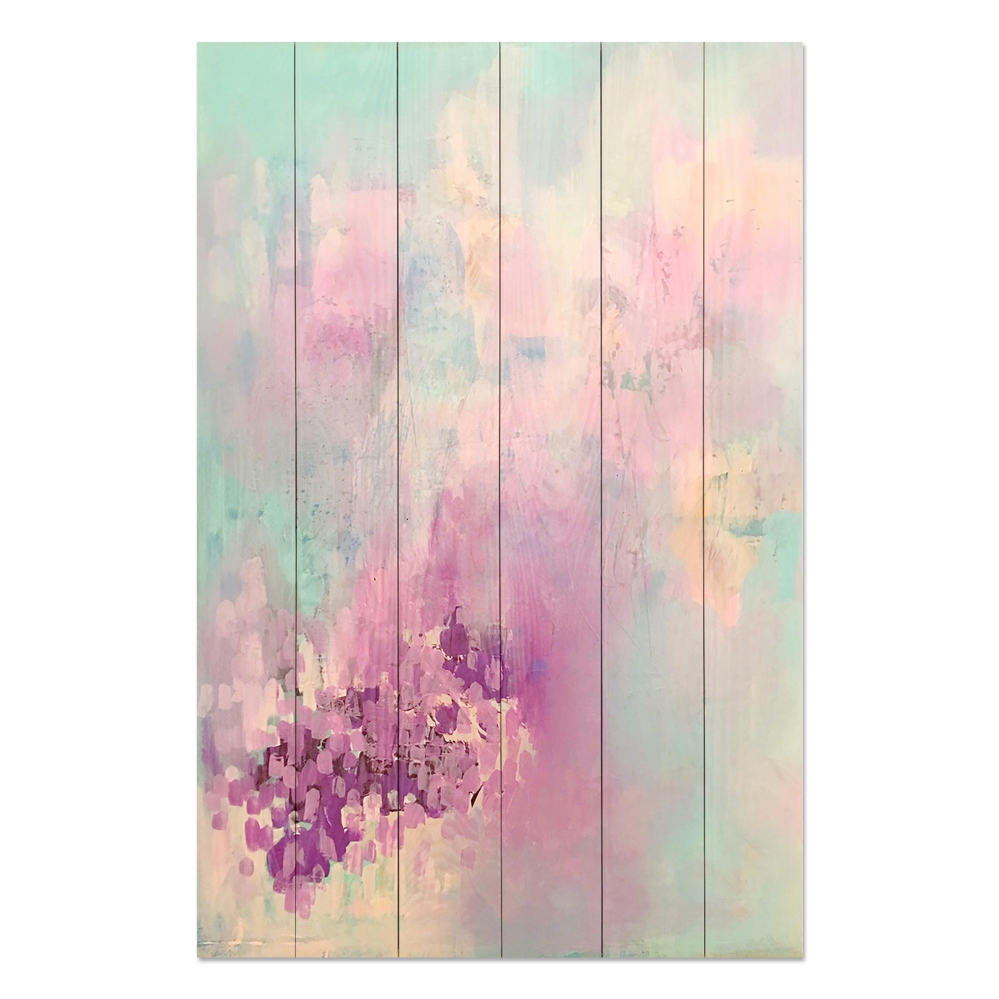 Obraz Wood Colorful Thoughts-20x30 cm