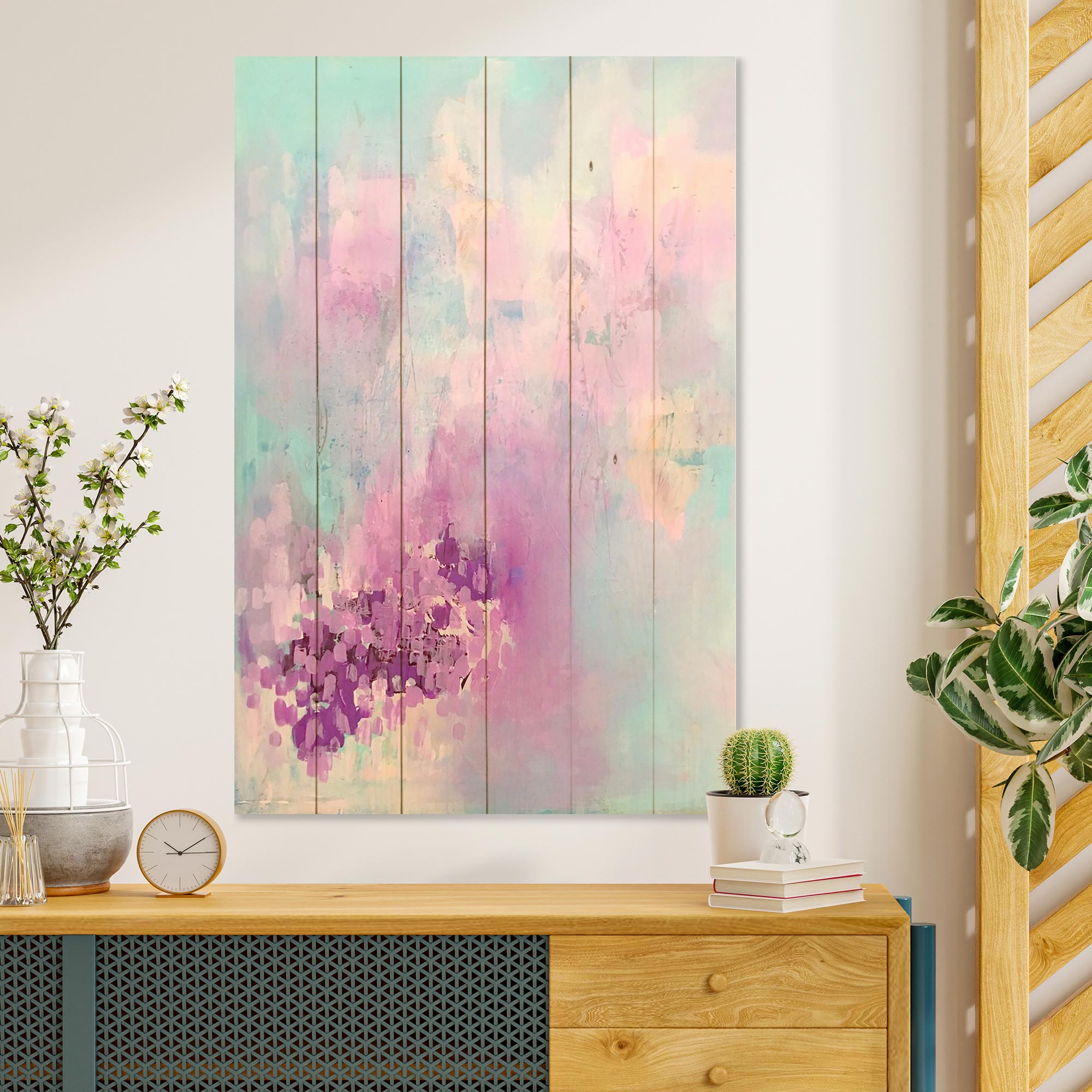 Obraz Wood Colorful Thoughts-20x30 cm