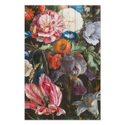 Wood Flower Painting