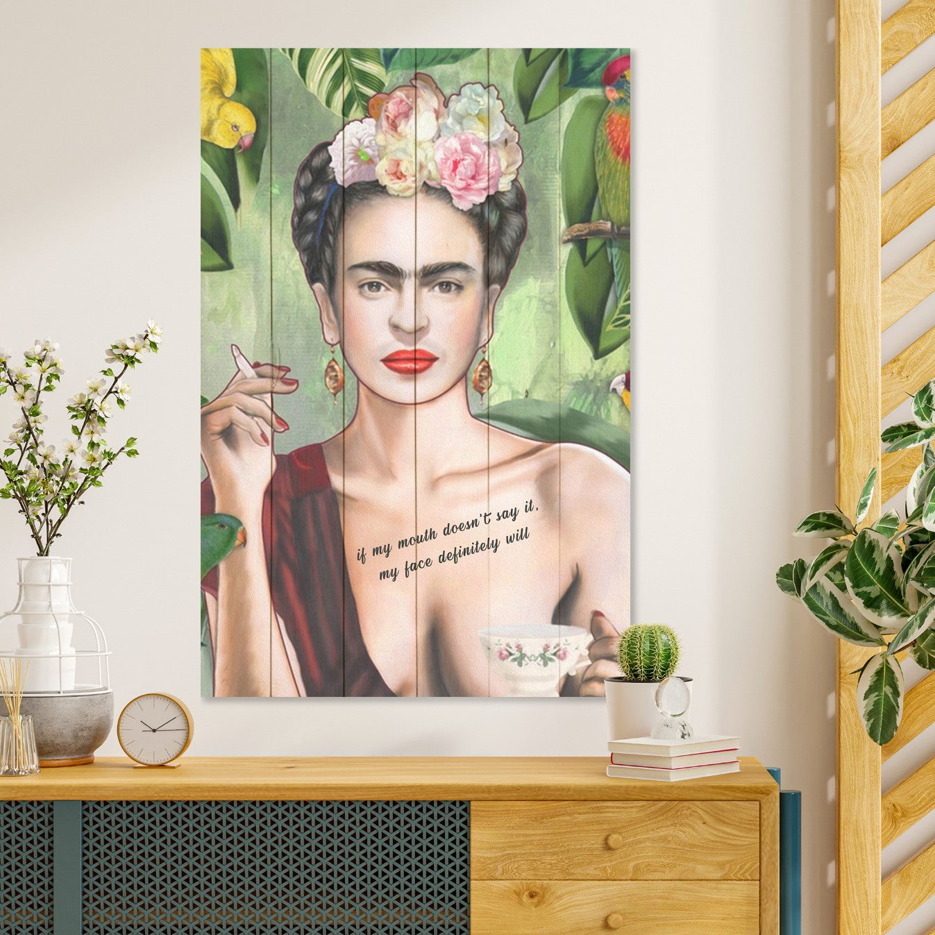 Obraz Wood Frida