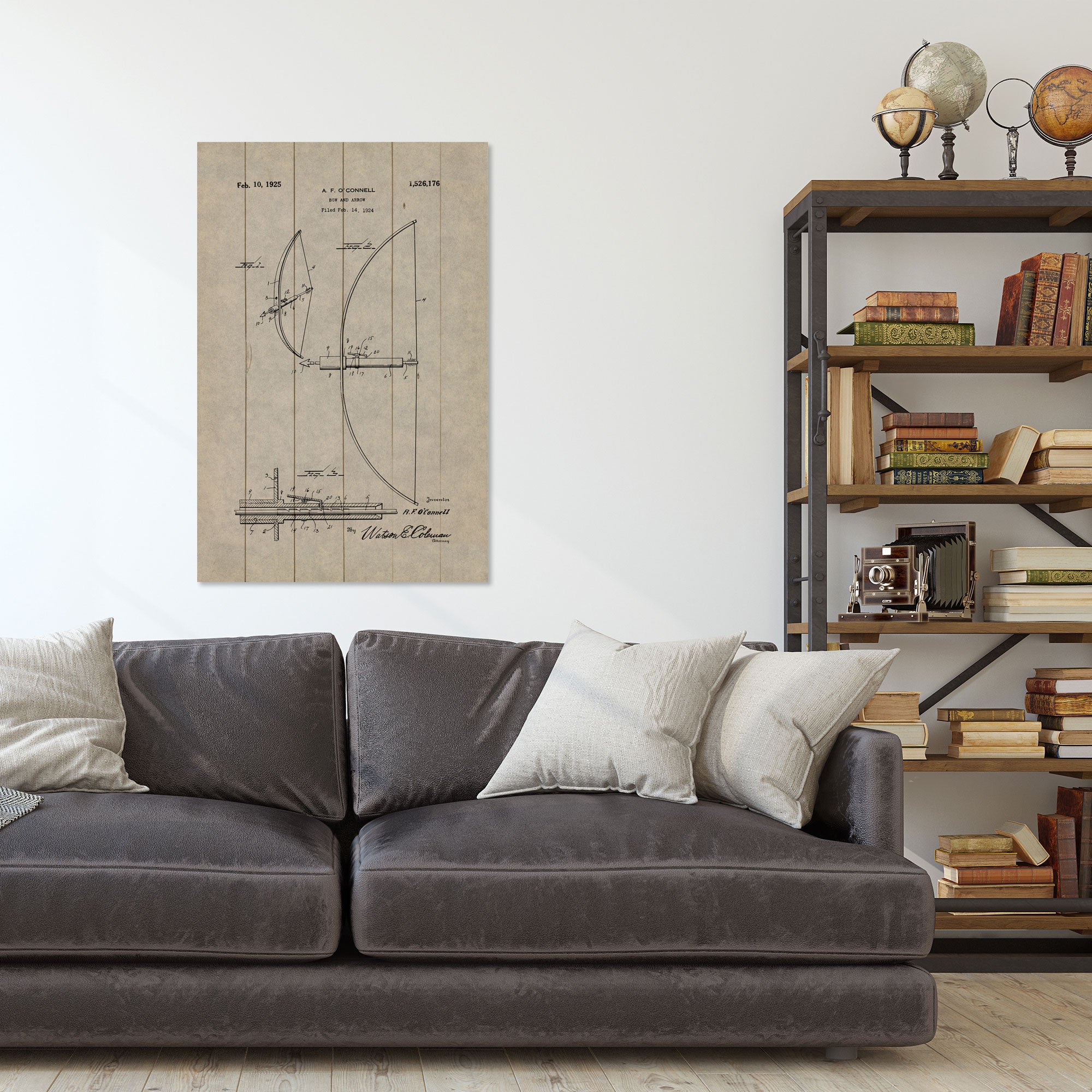 Obraz Wood Old Fashioned Bow-40x60 cm