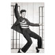 Obraz Wood Elvis Dance-50x70 cm