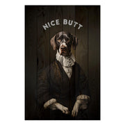 Bild Wood Nice Butt-30x40 cm