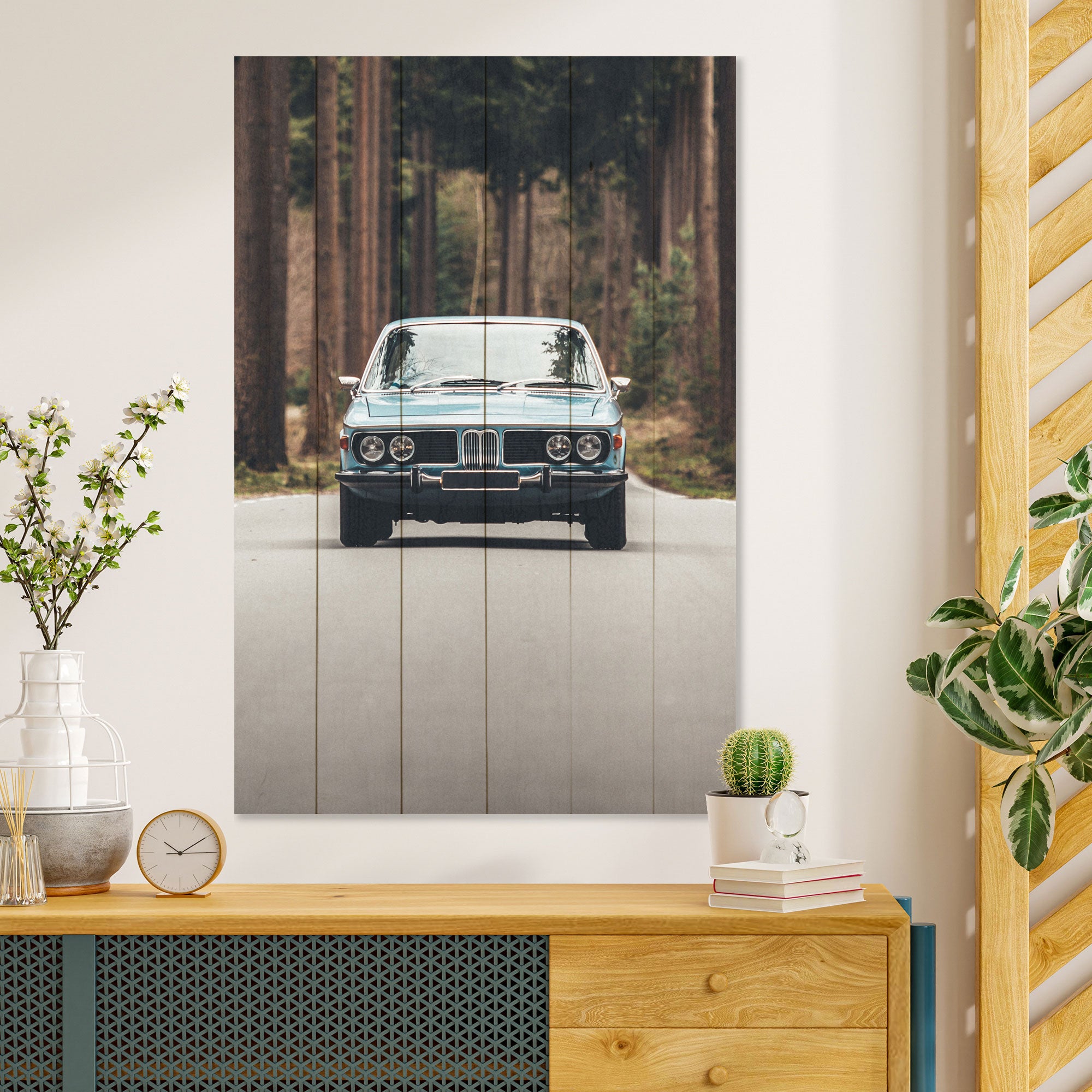 Wood Picture Adventure Awaits-60x90 cm