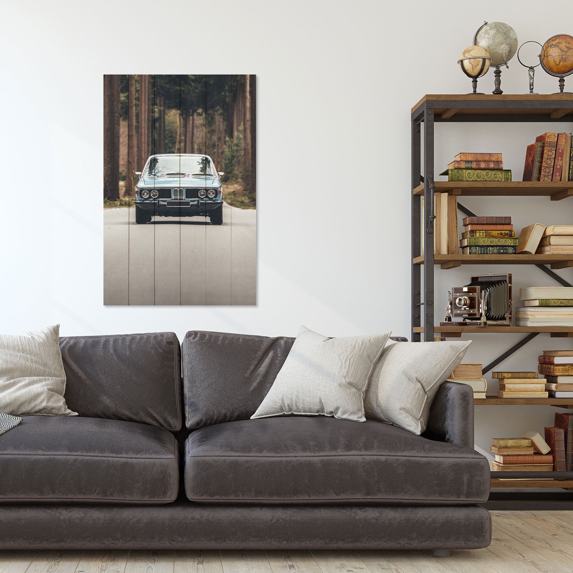 Wood Picture Adventure Awaits-60x90 cm