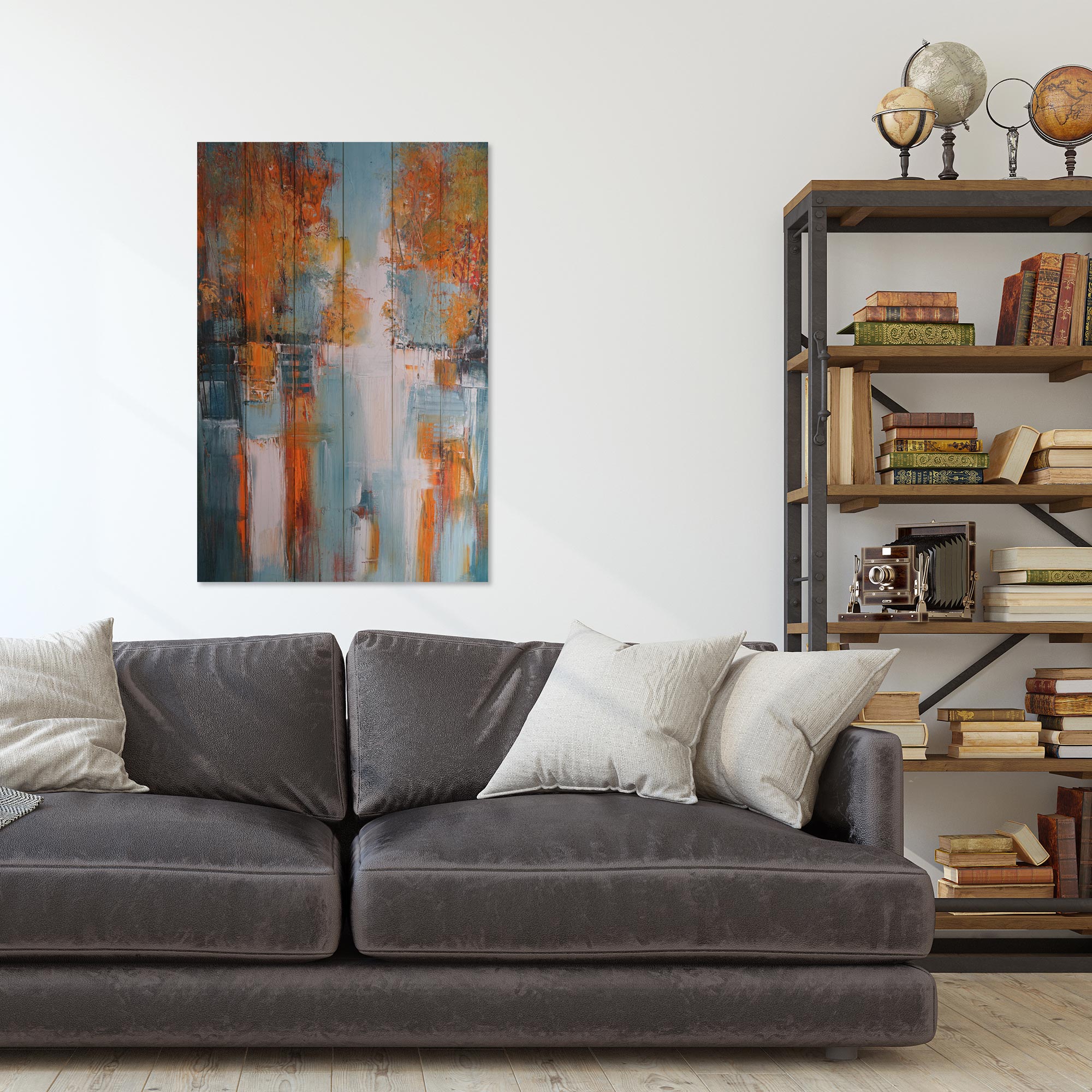 Bild Wood Abstrakte Landschaft-60x90 cm