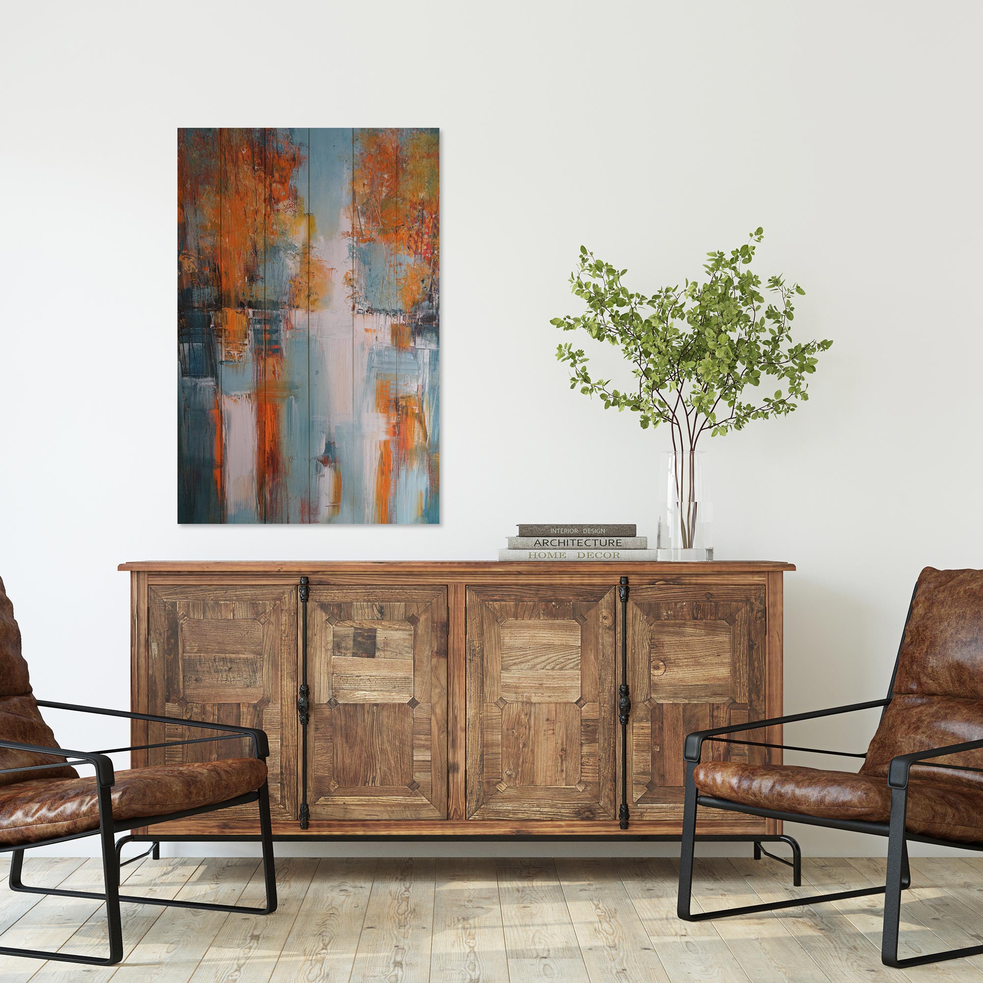 Bild Wood Abstrakte Landschaft