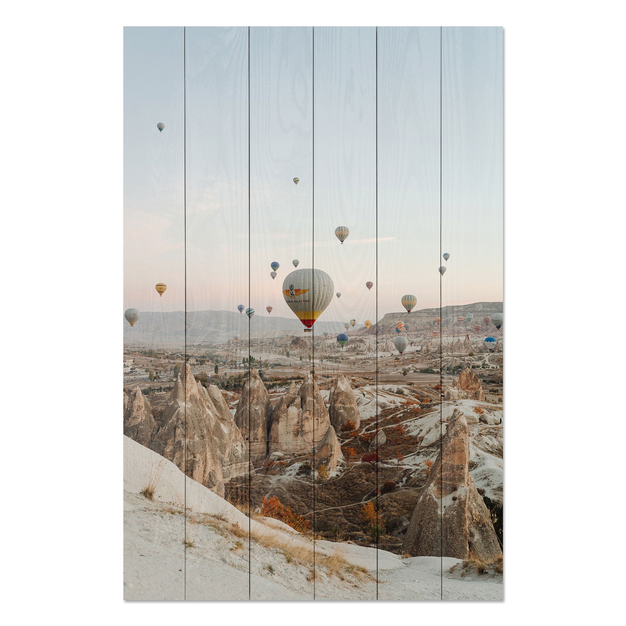 Wood Picture Balloon Flight-40x60 cm