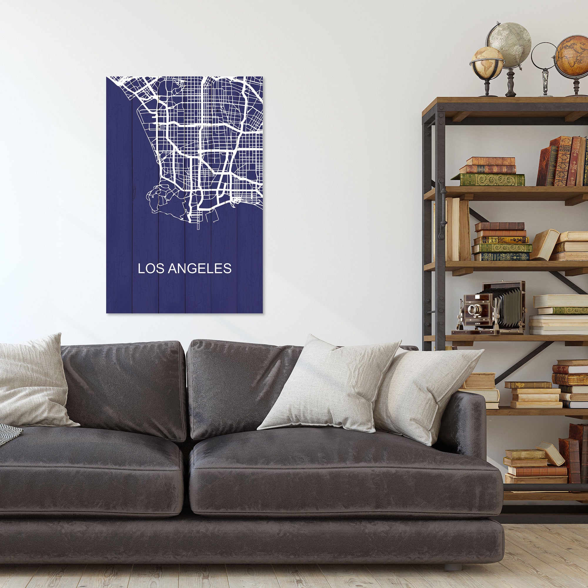 Wood Picture Los Angeles-60x90 cm