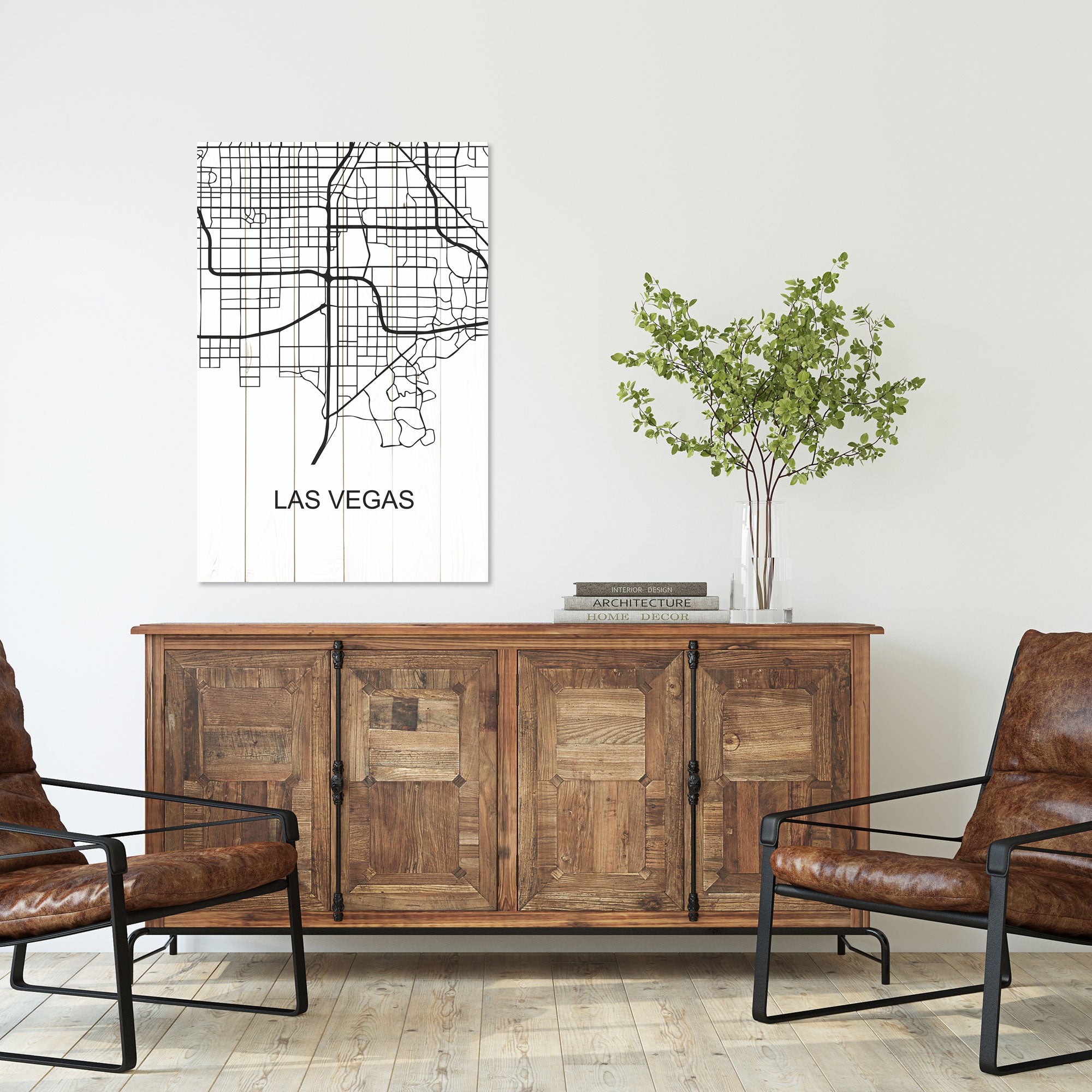 Bild Wood Las Vegas-30x40 cm