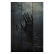 Wood Picture Hand Dark Water-20x30 cm