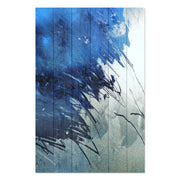 Obraz Wood Blue Art Abstrakt-40x60 cm