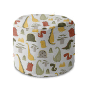 Puf round footstool Cartoon Style Dinosaur