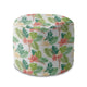 Runder Hocker Fußhocker Tropical
