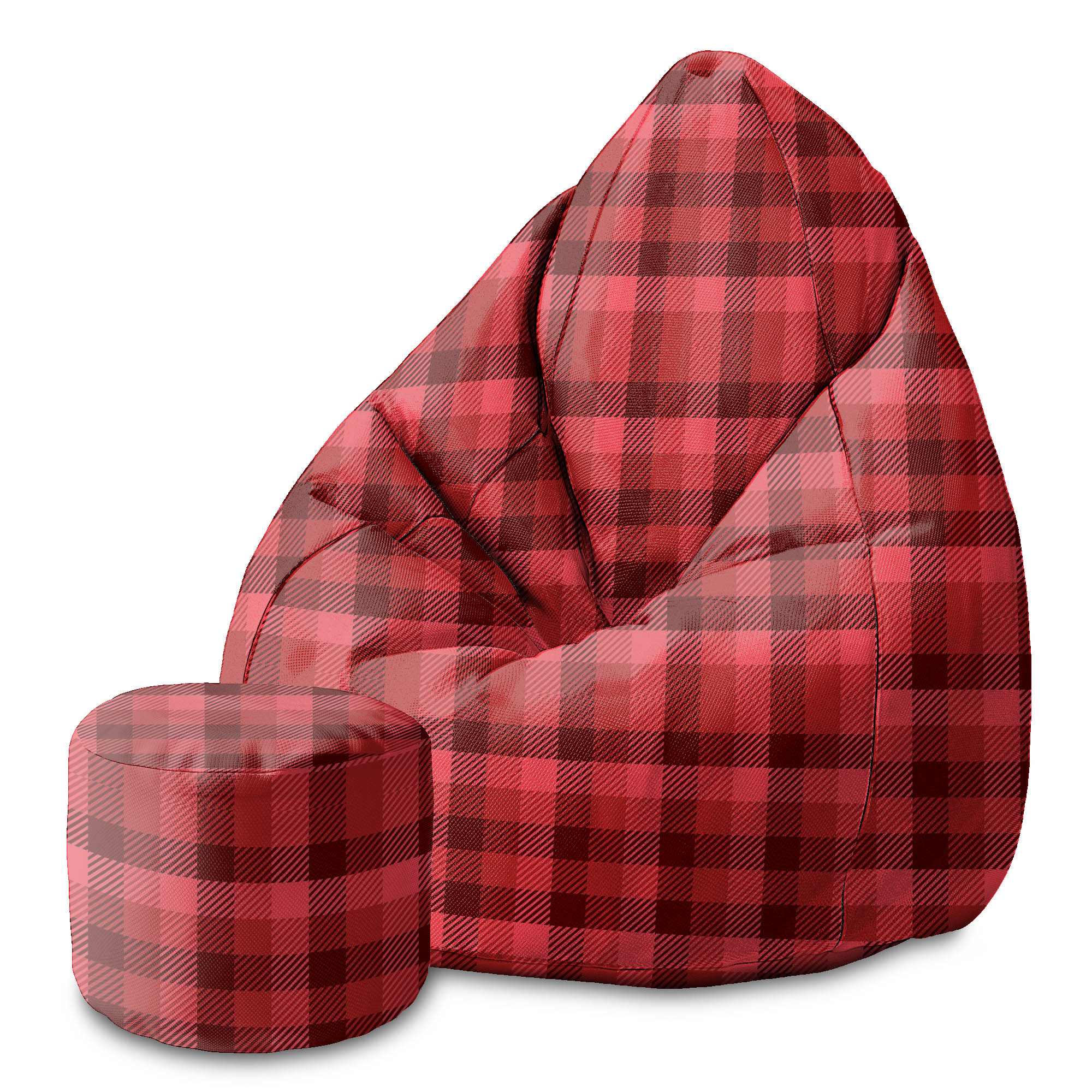 Christmas Red Checkered-Panama