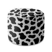 Runder Hocker Fußstütze Cow Print